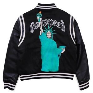GODSPEED I.G.W.T VARSITY JACKET (BLACK)